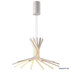 [DGPR-1021537] Lámpara LED Decorativa Colgante, DG60927P, 156W, 13x12W, 3000K Blanco Cálido, 85-265Vac, Dimensiones: Φ700x1200mm, IP20