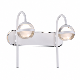 [DGPR-1021567] Lámpara LED Decorativa de Pared (Aplique), DG50562W, 6W, 2x3W, 3000K Blanco Cálido, 85-265Vac, Dimensiones: Φ300X160XH245MM, IP20