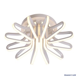[DGPR-1021645] Lámpara LED Decorativa de Superficie, DG60581C, 132W, 3000K Blanco Cálido, 85-265Vac, Dimensiones: 600x600x200mm, IP20