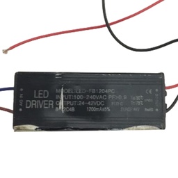 [DGPR-1024156] Driver p/Lámpara LED, IP65, 50W, 100-240Vac, con Supresor de pico interno 4KV, Output: 24-42Vdc, 1200mA