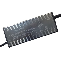 [DGPR-1022472] Driver p/Lámpara LED, 48W, 100-277Vac, Output: 38-62Vdc, 600mA, IP65