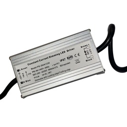 [DGPR-1023175] Driver p/Lámpara LED Triac Dimmable, IP67, 10W, 90-140Vac, Output: 26-42Vdc, 300mA 