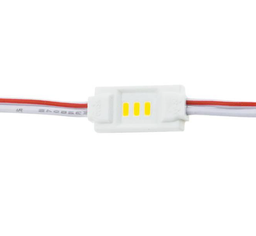 [DGPR-1022422] Módulo LED Mini, SMD3014, 3LED, 0.36W, 6000K Blanco Frío, 12Vdc, L18*8*H3mm, IP65, 120 Grados