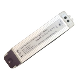 [DGPR-1023352] Driver p/Lámpara LED Triac Dimmable, IP20, 36W, 90-130Vac, Output: 25-42Vdc, 900mA, PF:0.94