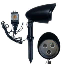 [DGPR-1023438] Proyector de Figuras Laser Papa Noel para Exterior, IP44, 3W, 120Vac