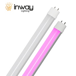 [DGPR-1024028] Tubo T8 LED, Fresh Food, 18W, 48"(120cm), G13, 100-277Vac, Alimentación Doble, Clear, Aluminio-PC