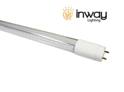 [DGPR-1024454] Tubo T8 LED, FP&gt;0.9, 9W, 24&quot;(60cm), G13, 6000K Blanco Frío, 100-260Vac, Alimentación Doble, Clear, Glass, 100Lm/W