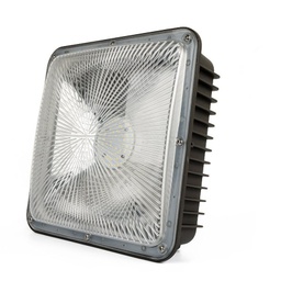 [DGPR-1024523] Lámpara Canopy LED SMD, 45W, 6000K Blanco Frío, 100-277Vac, 120 Grados, IP65, 100Lm/W