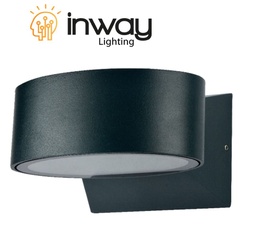 [DGPR-1024548] Lámpara LED de Pared (Aplique), 6W, CW 6000K, 100-265Vac, 160 Grados, Dimensiones: 110x108x70mm, IP54, Gris