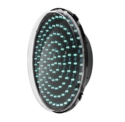 [DGPR-1025000] Luces de Semáforo con 162pcs de Diodo LED, Verde, 8W, 24Vdc, 300mm, Estándar ITE, Cover Clear.