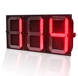 [DGPR-1025006] Pantalla regresiva de Semáforo de 3 colores y 3 dígitos, 85-265Vac, 880x600x70mm