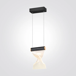 [DGPR-1025158] Lámpara LED Decorativa Colgante, DG60320P, 8W, 6000K Blanco Frío, 85-265Vac, Dimensiones: 180x90x1500mm, IP20, Verde oscuro con dorado