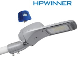 [DGPR-1025326] Lámpara de Calle LED Modular T85E con Base Giratoria de 3 pin y Cristal, 100W, 5000K, 1855, 36pcs, Type II Medium, SANAN 5050, 100,000 horas de vida útil, 100-277Vac, Con Supresor de Pico Externo de 10KV y Brazo Articulado de 40-50mm, IP68, Gris