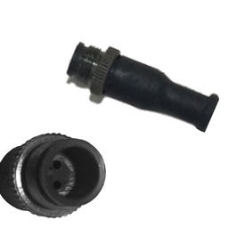 [DGPR-1025346] Tapa Terminal para sellar cable DC con conector macho de 2 pines Ø15mm