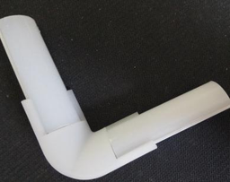 [DGPR-1025409] Conector p/Perfil de Aluminio DG-SE1616B, Tipo: L, 2 vías, 90 Grados
