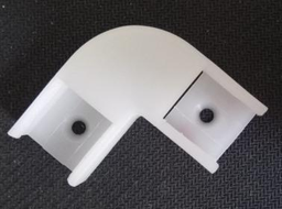 [DGPR-1025412] Conector p/Perfil de Aluminio DG-S1707, Tipo: L, 2 vías, 90 Grados