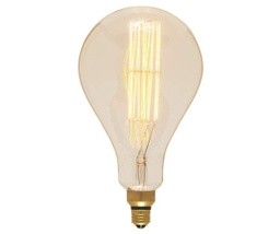 [DGPR-1025801] Bombilla de Filamento Vintage, Tipo UJO-DG-022, 4W, 2200K, E27, Ámbar, 110-130Vac, Dimensiones: 160x315mm, IP20, 360 Grados