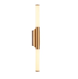 [DGPR-1026025] Lámpara LED Decorativa de Pared (Aplique), DG50640W, 7W, 4000K Blanco Natural, 85-265Vac, Dimensiones: 65x80x400mm, IP20, Dorado