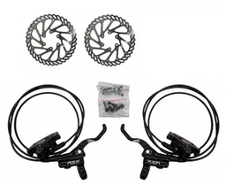 [DGPR-1026085] Disco Hidraulico para Bicicleta UKE720 3x9, incluye: 2 discos, 2 cables y 2 manetas de freno