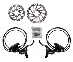 [DGPR-1026086] Disco Hidraulico para Bicicleta UKE860 2x10, incluye: 2 discos, 2 cables y 2 manetas de freno