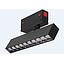 [DGPR-1026230] Lámpara de Superficie Magnética LED p/Riel de 40mm de ancho con Rejilla / Foldable, 16W, 10.63"(270mm), 3000K Blanco Cálido, 100-260Vac, Dimmable, Instalación: Empotrar o Superficie, 36 Grados, Negra