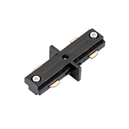 [DGPR-1026246] Conector Recto, p/Riel de Track Light de 2 cables, Empotrar/Superficie Negro