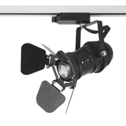 [DGPR-1026300] Cajetín p/Lámpara de Riel (Track light) LED, DG-5501-02, Base: GU10, 2 cables, Negra