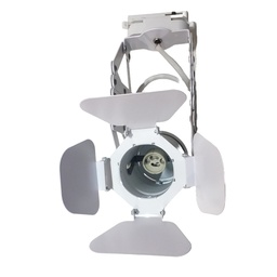 [DGPR-1026310] Cajetín p/Lámpara de Riel (Track light) LED, DG-5502-02, Base: GU10, 2 cables, Blanco