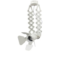 [DGPR-1026312] Cajetín p/Lámpara de Riel (Track light) LED, DG-5504-02, Base: E27, 2 cables, Blanco