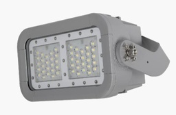 [DGPR-1026379] Reflector LED Modular FL18C-2, 120W, 5000K, M25A, 2318 (2x24pcs), 40x15 Grados, 100-240Vac, Dimmable de 0-10Vdc, Con Supresor de pico interno de 10KV, IP68, Gris