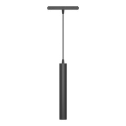 [DGPR-1026408] Lámpara Colgante Magnética LED de 16mm de ancho, 10W, 4000K Blanco Natural, 48Vdc, Diámetro: 40mm, Instalación: Empotrar o Superficie, 24 Grados, Negra
