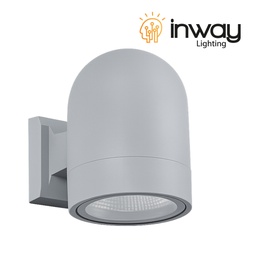 [DGPR-1026865] Lámpara LED de Pared (Aplique), DGW-047, 7W, 6000K Blanco Frío, 85-265Vac, IP65, 60 Grados, Dimensiones: 90x120mm, Material: Aluminio, Gris
