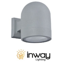 [DGPR-1026865] Lámpara LED de Pared (Aplique), DGW-047, 7W, 6000K Blanco Frío, 85-265Vac, IP65, 60 Grados, Dimensiones: 90x120mm, Material: Aluminio, Gris