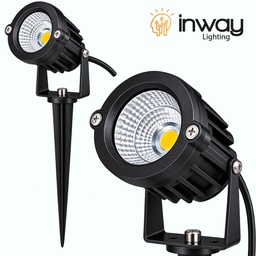 [DGPR-1026866] Lámpara Estaca Spot Light de Jardín tipo COB, 3W, 6000K Blanco Frío, 100-265Vac, IP65, 45 Grados