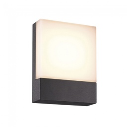 [DGPR-1026896] Lámpara LED de Pared (Aplique), DGW-1842, 18W, 6000K Blanco Frío, 85-265Vac, IP60, Negro, 360 Grados, Dimensiones: 200x160x45mm, Material: Aluminio, Uso en exterior techado o interior