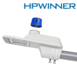 [DGPR-1027237] Lámpara de Calle LED Modular T29B-N1 con Base Giratoria de 3 Pin, 60W, 5700K, 2240, Type III Medium, SANAN 5050, 100-277Vac, Supresor de pico externo de 20KA, adaptador 35-45mm, IP68, Gris