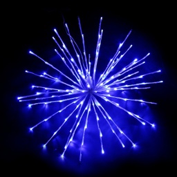 [DGPR-1027311] Decoracion Navideña LED tipo Fireworks p/Exterior, 3.6W, Azul, Flash, 110Vac, IP65