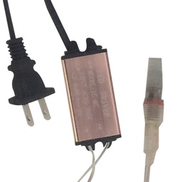 [DGPR-1027318] Fuente / Power Supply p/Extensión Navideña LED Vintage de 100LED/10Metros, 110Vac. Para Conectar de 6 a 10 Extensiones