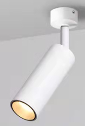 [DGPR-1027381] Spot Light LED de Superficie, tipo COB de 2 cables, 7W, 4000K Blanco Natural, 100-265Vac, Dimensiones: Φ45x120mm, IP20, 24 Grados, Blanco