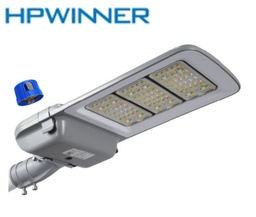 [DGPR-1027397] Lámpara de Calle LED Modular T68-N3 con Desconector Eléctrico y Base de 3 Pin, 150W, 3000K Blanco Cálido, 1888, 3x34pcs, Type II Medium, LUXEON 5050, 100-277Vac, Dimmable de 0-10Vdc, Supresor de pico externo de 20KV/10KA, adaptador 40-50mm, IP68, Gris