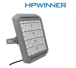 [DGPR-1027408] Lámpara Tunnel Light LED Modular TS21D-N3 con Cristal, 150W, 3000K Blanco Cálido, 1392, 3x63pcs, Tunnel Lighting, LUXEON 3030, 100-277Vac, Dimmable de 0-10Vdc, Supresor de pico externo de 20KV/10KA, con Brazo tipo U, IP68, Gris