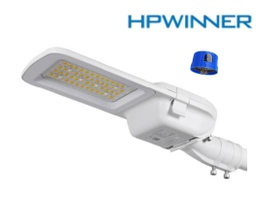 [DGPR-1027446] Lámpara de Calle LED Modular T68-N1 con Base de 3 Pin, 100W, 4500K, 1846, 1x51pcs, Type II Short, LUXEON 5050, 100-277Vac, Dimmable de 0-10Vdc, Supresor de pico externo de 10KV, adaptador 40-50mm, IP68, Gris