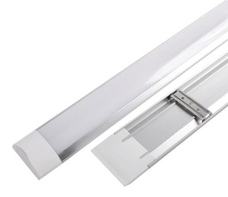 [DGPR-1027448] Lámpara Slim Lineal de Superficie LED, 36W, 47.24&quot;(1200mm), 6000K Blanco Frío, Difusor Opal, 100-265Vac, IP20, 120 Grados, Incluye: Clips