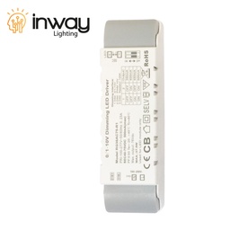 [DGPR-1027664] Driver p/Lámpara LED Dimmable de 0-10Vdc, IP20, 36W, 100-260Vac, Output: 35-72Vdc, 500mA
