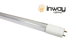 [DGPR-1027670] Tubo T8 LED, FP>0.9, 18W, 48"(120cm), G13, 6000K Blanco Frío, 100-277Vac, Alimentación Doble, Clear, Glass, 105Lm/W