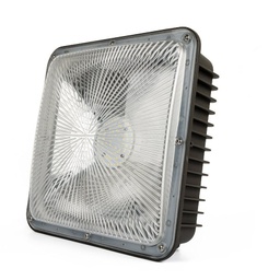 [DGPR-1027673] Lámpara Canopy LED SMD (UL), 70W, 6000K Blanco Frío, 100-277Vac, 120 Grados, IP65, Bronce