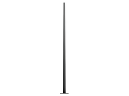 [DGPR-1027832] Poste Redondo color negro p/Luminaria tipo Garden Light, Largo: 6Mts, con medida en la parte superior de 76.5mm, Incluye: base de sujeción 180x180x400mm y tornilleria