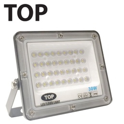 [DGPR-1027837] Reflector SMD TOP, 30W, 6000K Blanco Frío, 100-265Vac, IP65, 90 Grados, Negra, Dimensiones: 123x148x24mm