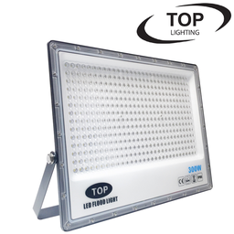 [DGPR-1027844] Reflector SMD TOP, 300W, 6000K Blanco Frío, 100-265Vac, IP65, 90 Grados, Negra, Dimensiones: 360x470x28mm