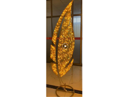 [DGPR-1027983] Hoja de Pascua LED, 13.2W, 2700K + CW 6000K Flash, 110Vac, Dimensiones: 200x40cm, 220LED, IP65, Cable de 1.5 metros